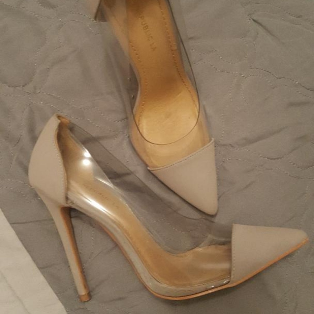 Gray/PVC Pumps
